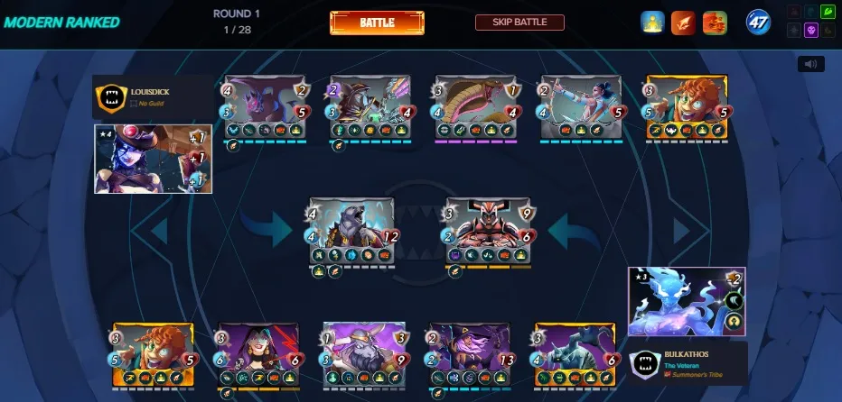 Alineación 1era batalla Nuevas cartas Rewards IX.jpg