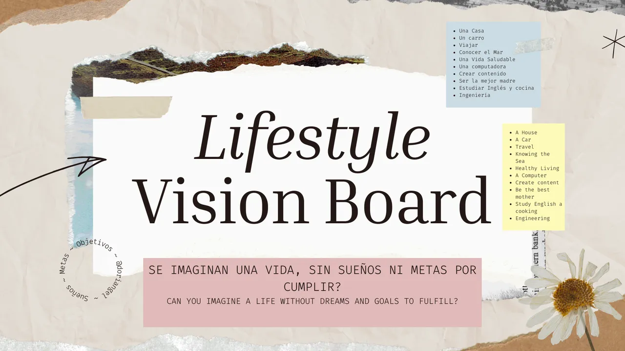 Brown Pink Yellow Lifestyle Vision Board Modern Scrapbook Whiteboard Presentation.png