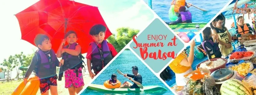 Turquoise Blue Photo Collage Summer Sea Vacation Facebook Cover.jpg