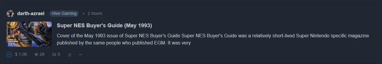 @darth-azrael Super NES Buyer's Guide (May 1993)
