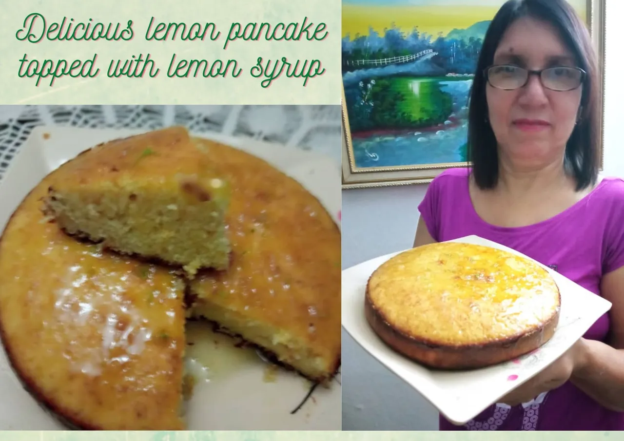 Delicious lemon pancake topped with lemon syrup.jpg