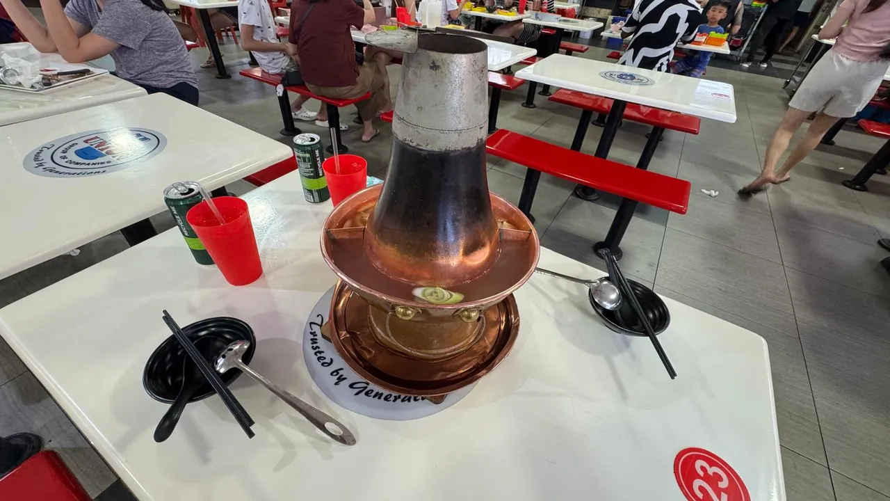 Traditional Hot Pot which can fit 2 soup base