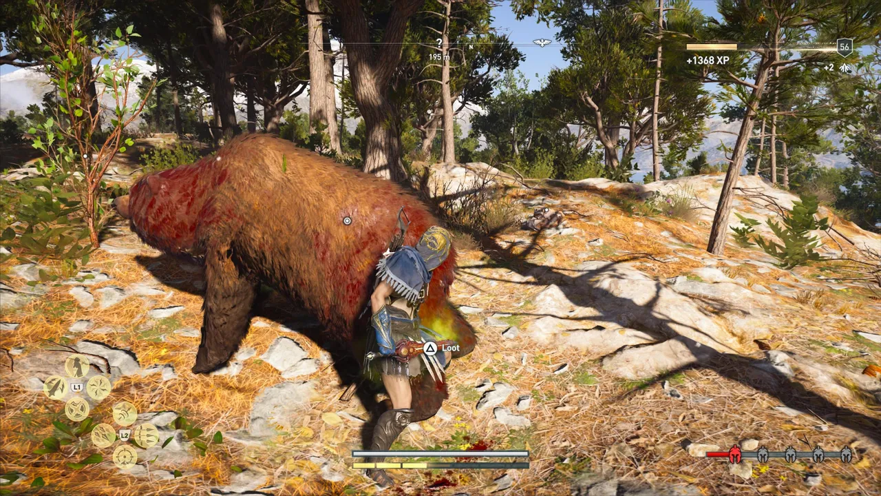 Look, the bear's still standing even when dead