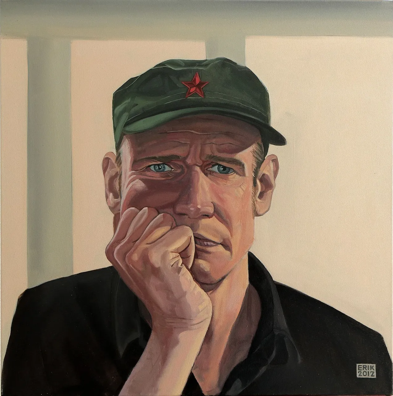 Selfportrait with communist hat small.jpg