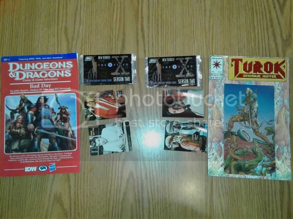 comics and cards