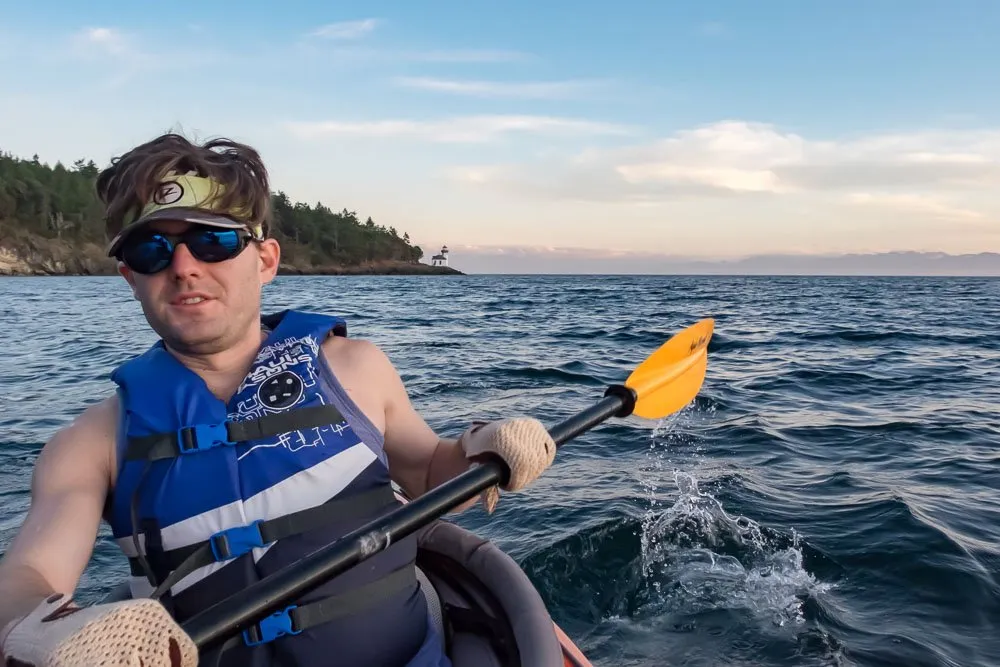 Paddling San Juan Island