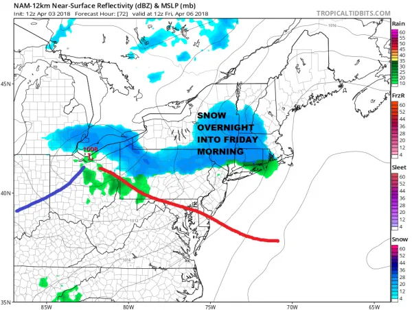 Cold Air Triple Lows Busy Pattern Continues