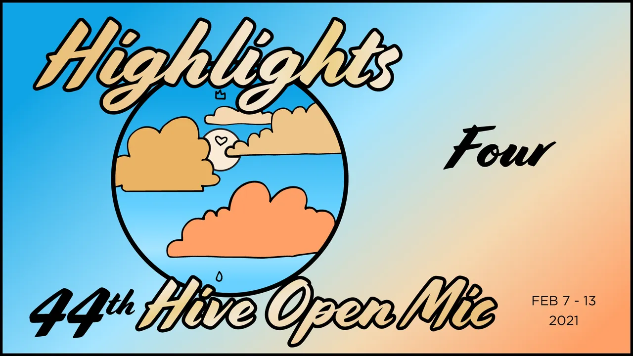 Highlights from the 44th Hive Open Mic
