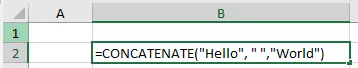 CONCATENATE formula