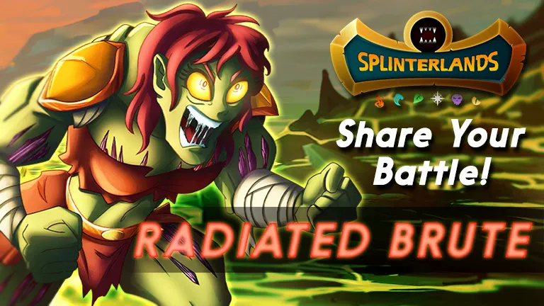 SHARE YOUR BATTLE Weekly Challenge! RADIATED BRUTE