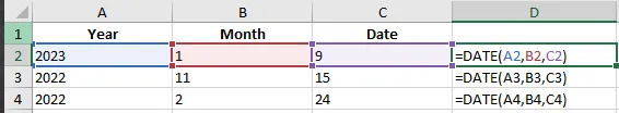 DATE function