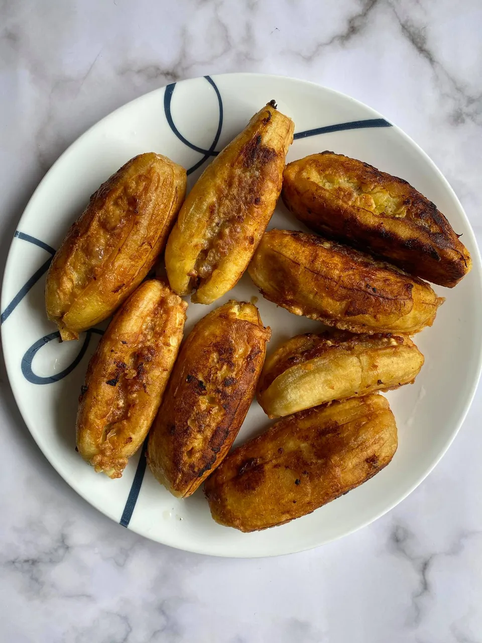 Banana Meat Fried Banana With Stuffed With Skinless Longganisa