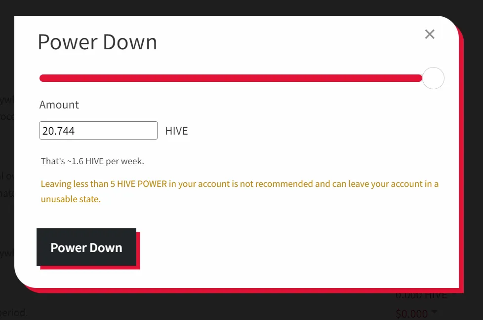 powerdown downvotes