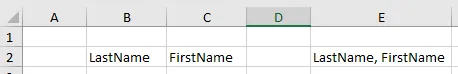 CONCATENATE with additional special characters result