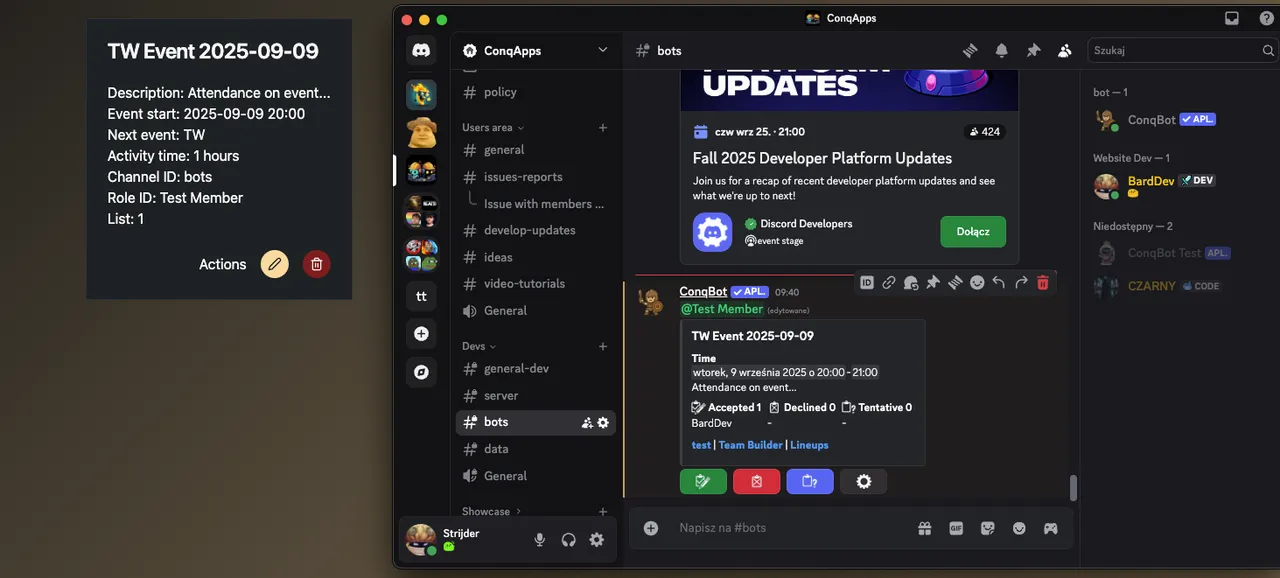 Bot Controller Screenshot