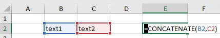 CONCATENATE formula