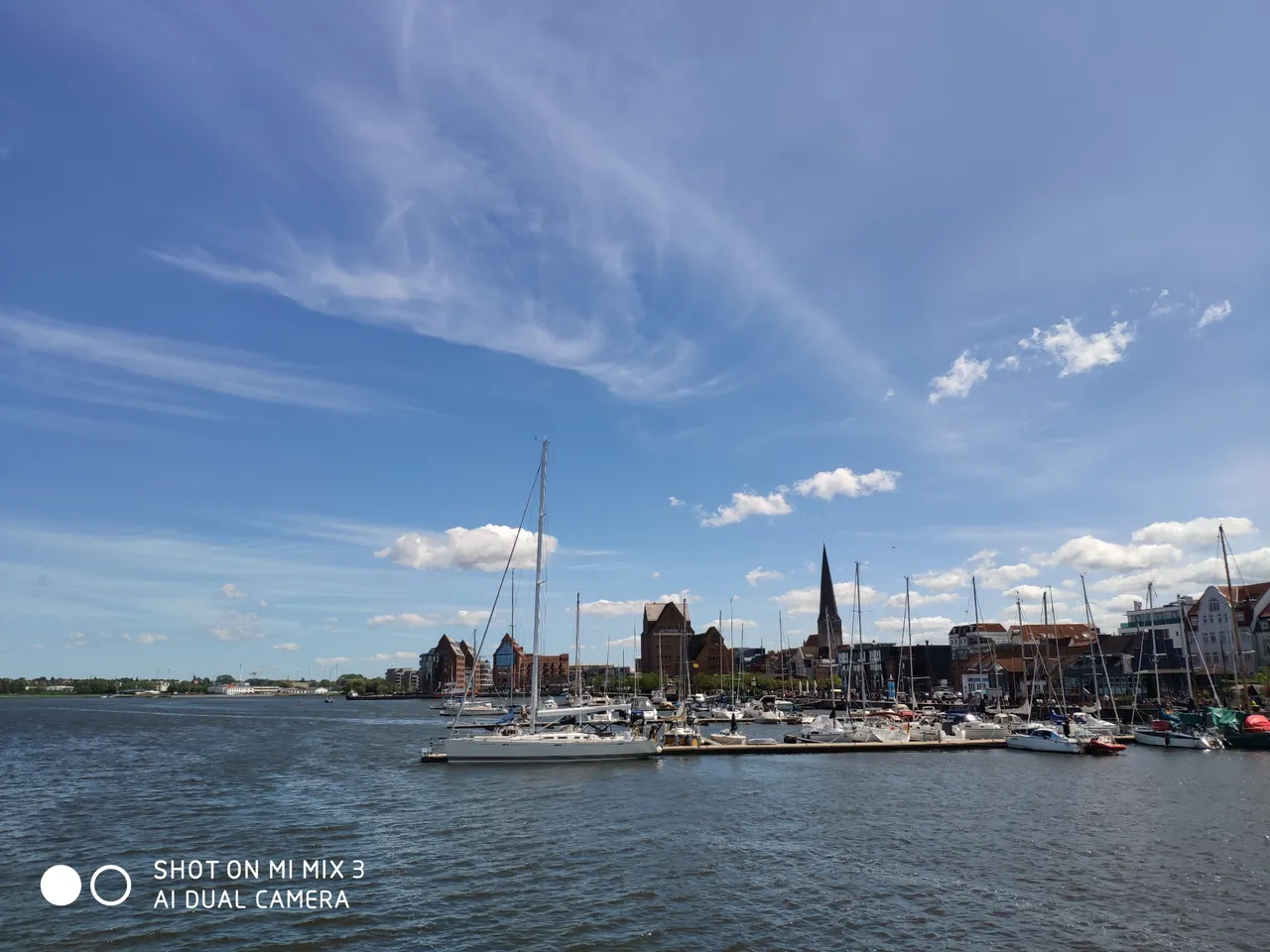 The harbour in Rostock, from where we left with the ferry - you surely imagined it bigger or ?