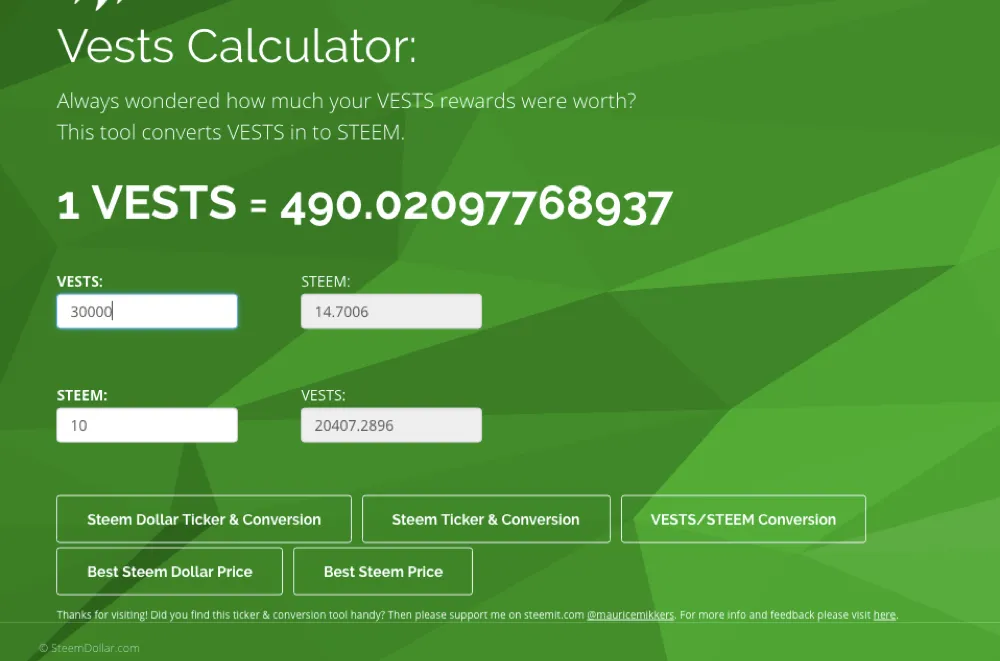 Try this Steem Dollar/Steem Ticker & Conversion Tool!