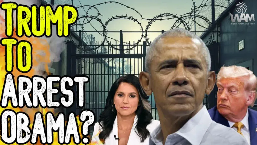 TRUMP TO ARREST OBAMA? - Trump Calls For Prosecution As Tulsi Gabbard Exposes Russiagate Plot!