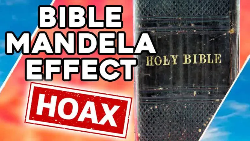 The BIBLE MANDELA EFFECT HOAX Hugo Talks
