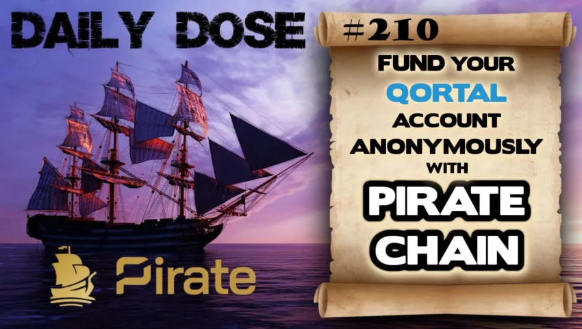 Daily Dose Of Pirate Chain: #210 - ARRR Usecase: Private Funding