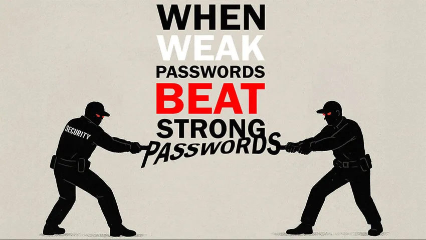 How Weak Passwords Beat Strong Passwords