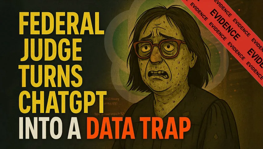 Federal Judge Turns ChatGPT into a Data Trap
