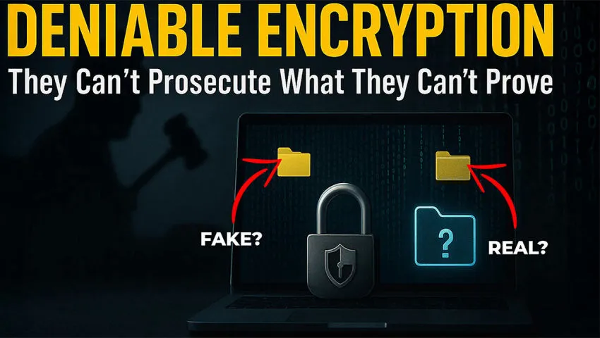 Deniable Encryption: They Can't Prosecute What They Can't Prove