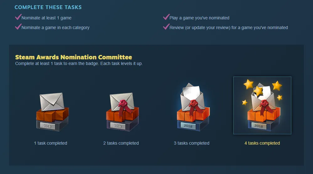 Steam Awards badge