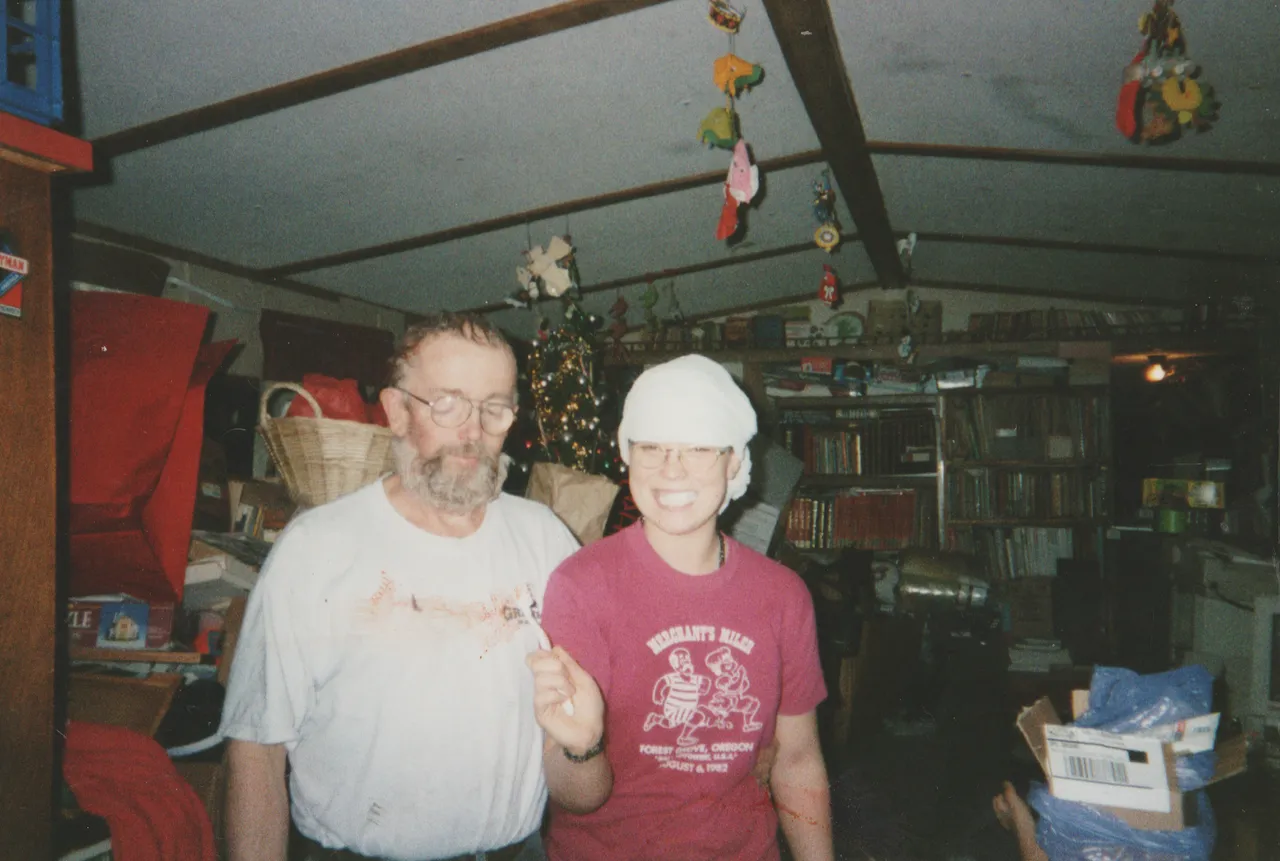1999 - Don Arnold, his daughter, Katie, she died his beard red, apx date.png