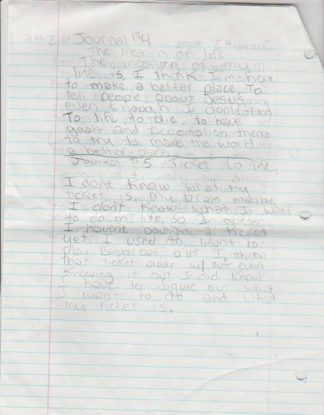 1995-05-04 - Thursday - 7 journal entries, period 8, Katie Arnold in May-3.png