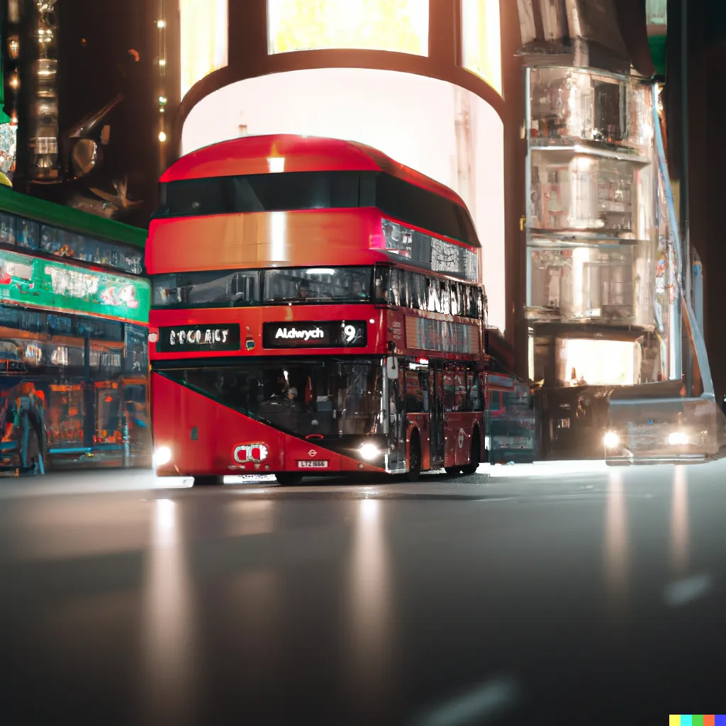 DALL·E 2023-01-23 00.36.28 - red bus driving in futuristic cyberpunk city.png