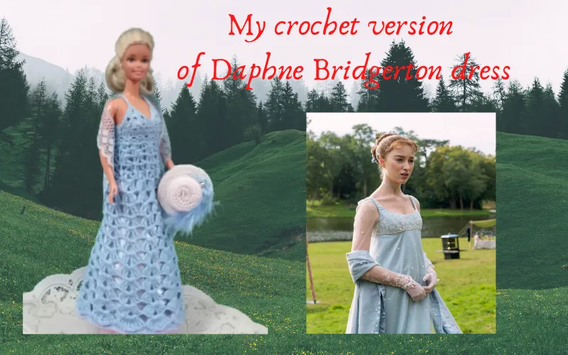 My crochet version of Daphne Bridgerton dress.png