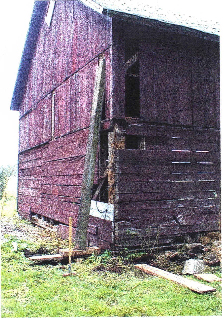 Starting lift SE Corner Foundation Work Barn.jpg
