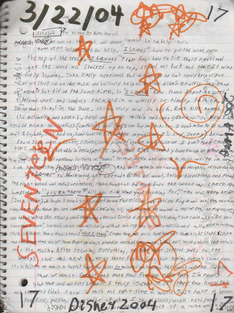 2004-01-29 - Thursday - Carpetball FGHS Senior Project Journal, Joey Arnold, Part 02, 96pages numbered, Notebook-12 ok.png