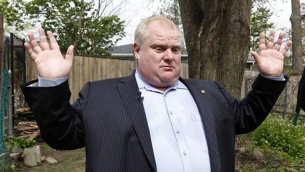 Former Mayor of Toronto Canada, Rob Ford.