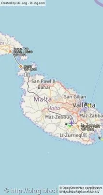 gozo_malta2019_heimreise_map