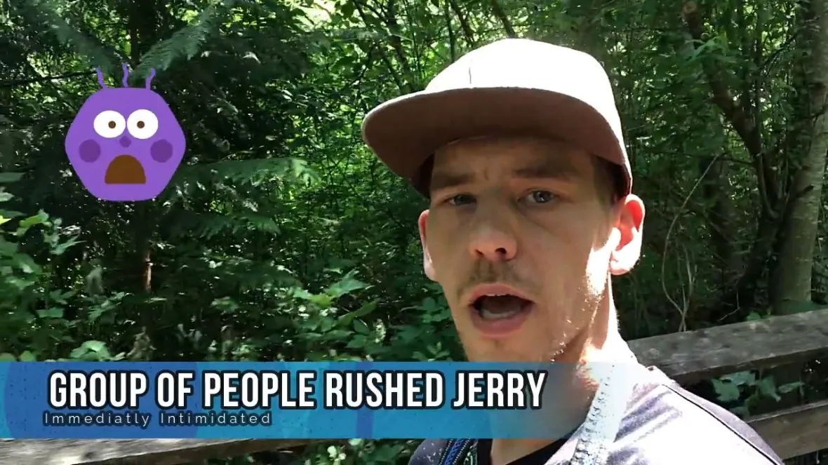 Group Of People Rushed Jerry