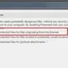 Stop MS Word From Opening Documents From The Internet In Protected View