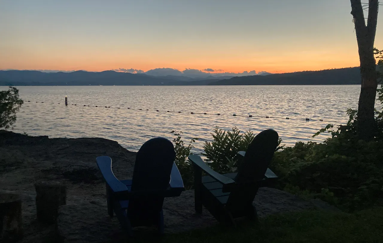 Clouds and Adirondacks Sunset