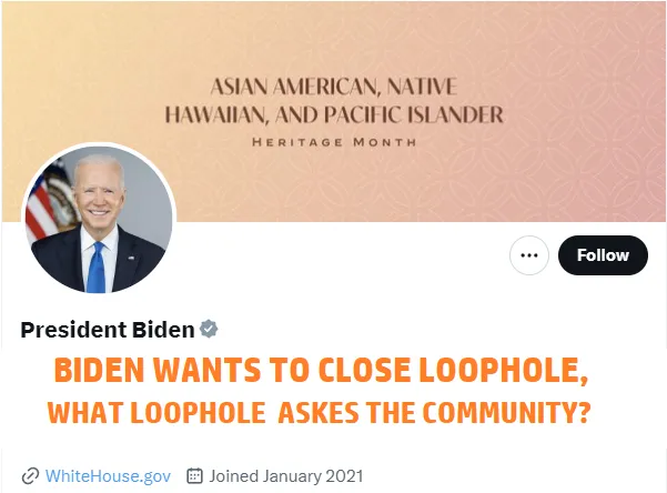 Biden propose to close $18 billion crypto tax loophole, community in uproar