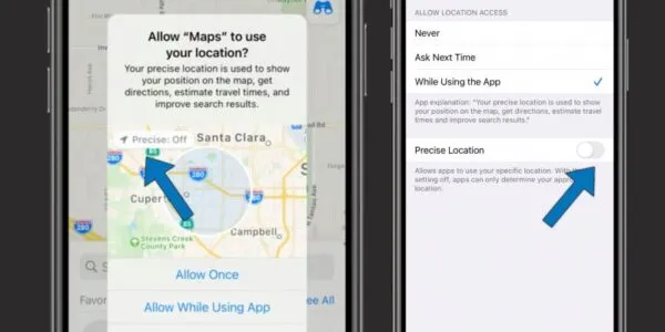 precise location iOS 14