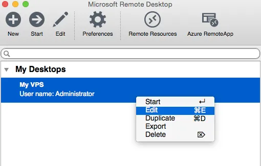 microsoft remote desktop connection