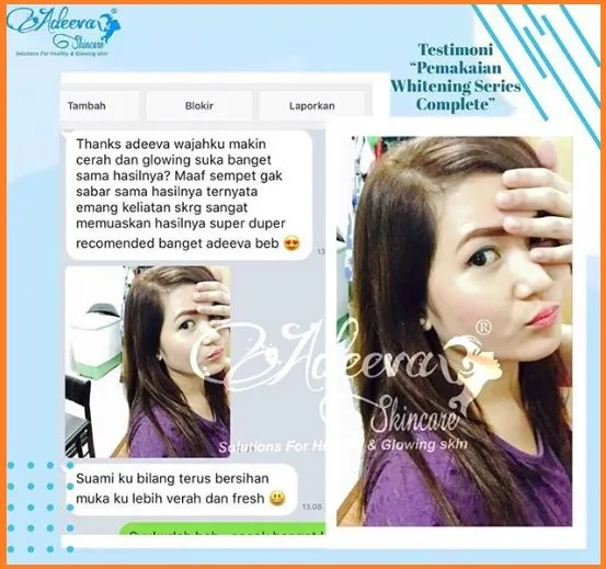 testi baru adeeva skincare