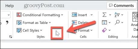 use-superscript-excel-click-ribbon