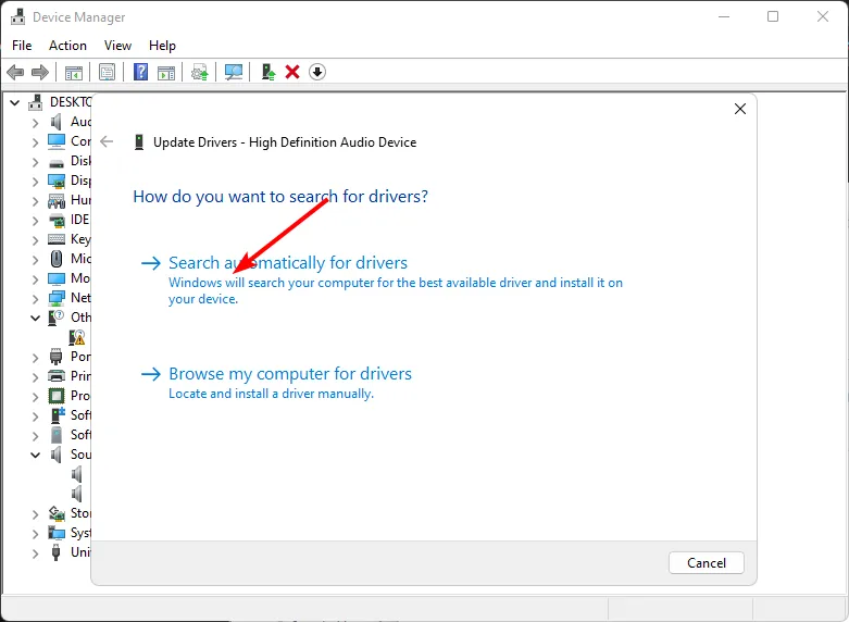 search-automatically-audio-drivers