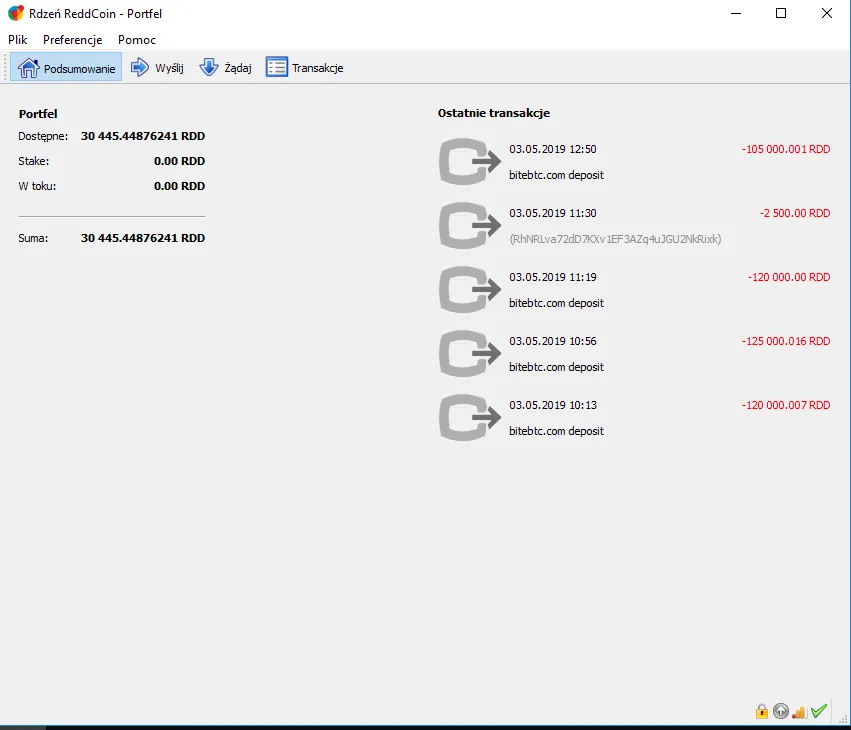 ReddCoin wallet