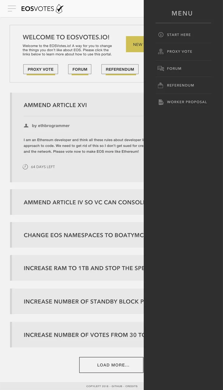 Vote EOSVotes.io