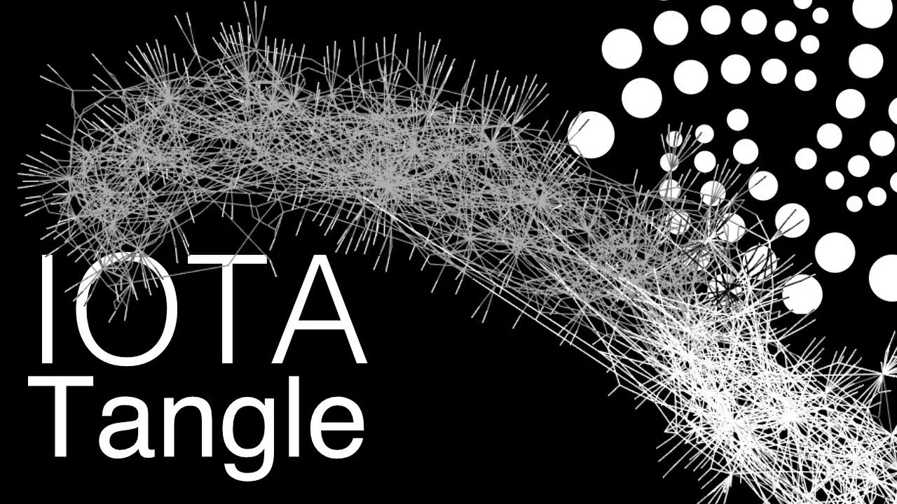 IOTA Tangle illustrator