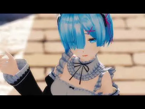 Mmd Wishing 水瀬いのり Re Zero Rem 雷姆
